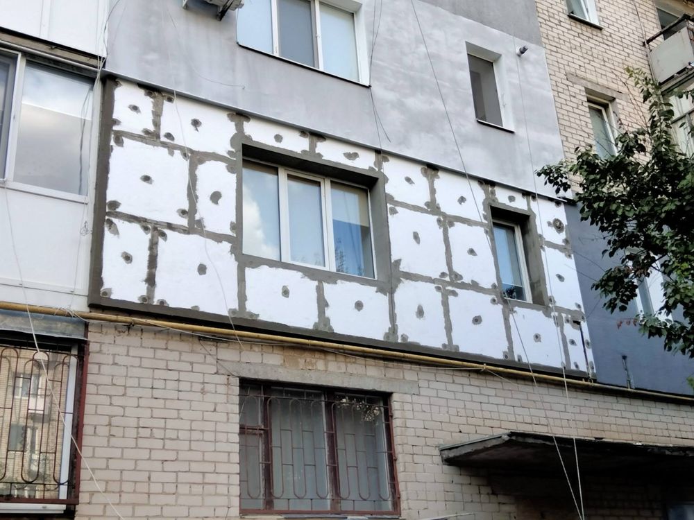 Утеплення фасадів , будинків, квартир