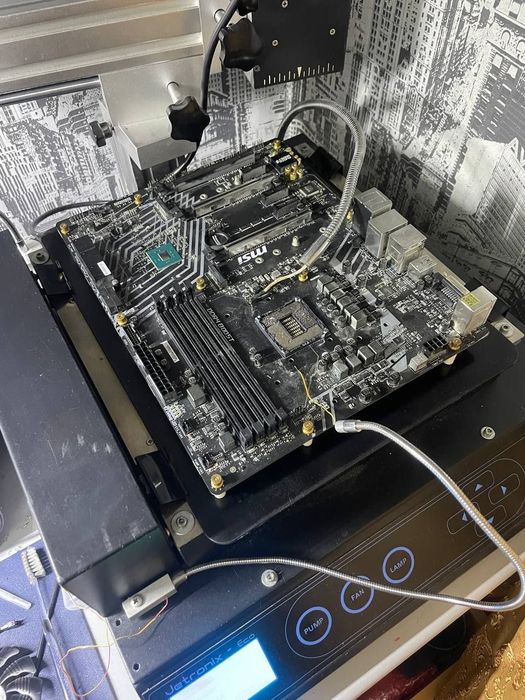 Профессиональная перепайка сокетов материнских плат Intel или Amd