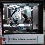 Montowanie panelów LCD na szybie komputera