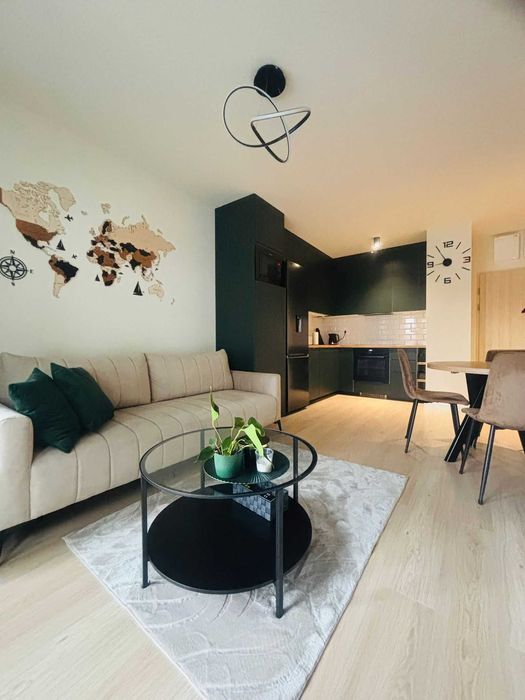 Nowoczesne mieszkanie 2 pokoje z balkonem i pełnym wyposażeniem