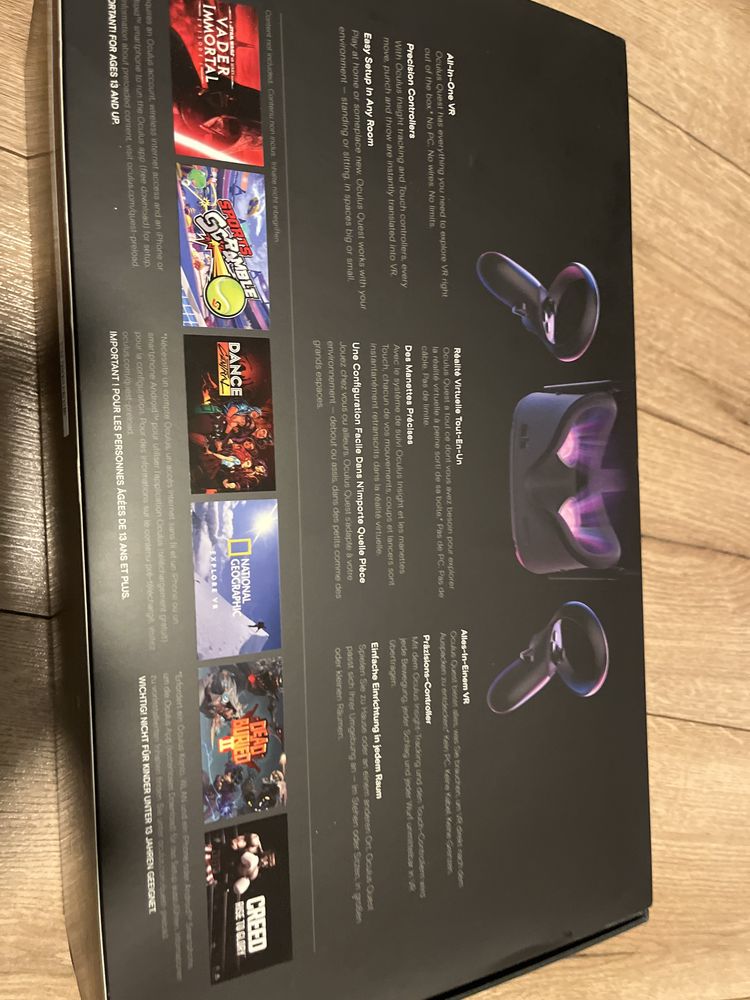 VR Meta Oculus Quest 1 z pudełkiem