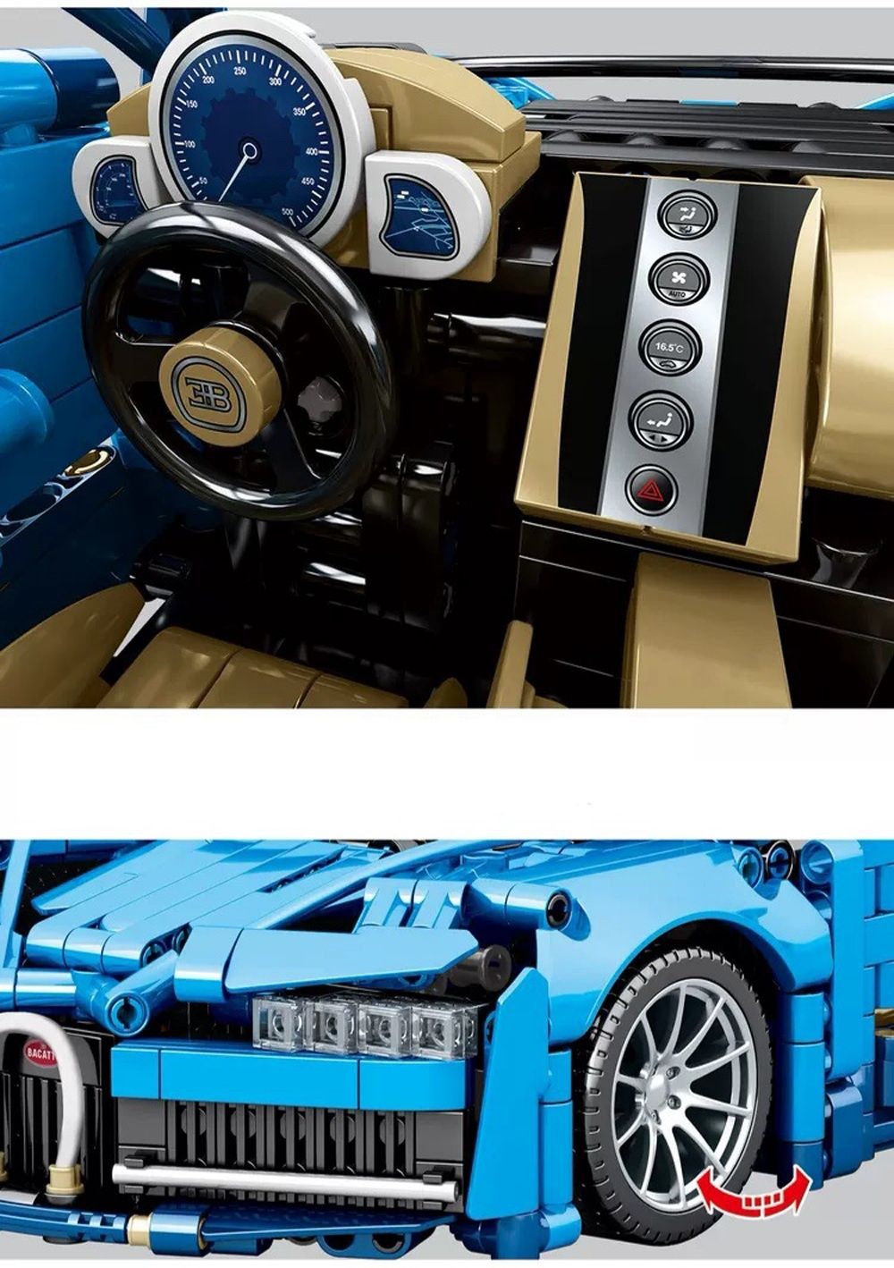 Конструктор Technic Механік Bugatti Chiron (1355 дет.)