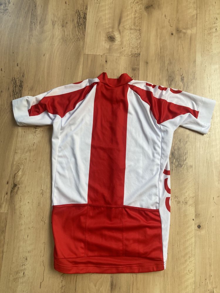 Koszulka kolarska na rower narodowa Polska S