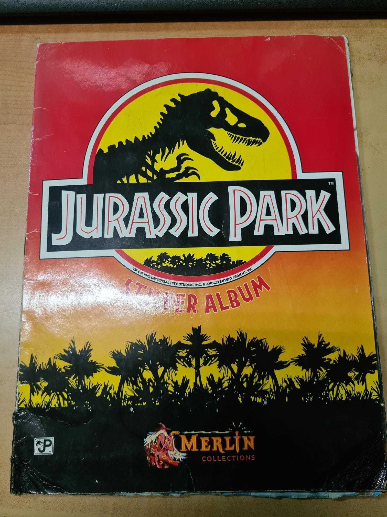 Caderneta Completa MERLIN COLLECTIONS - Jurassic Park