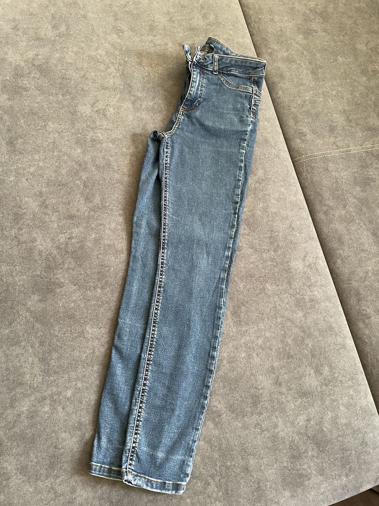 Spodnie leginsy legginsy jeans calzedonia push up rozmiar 38