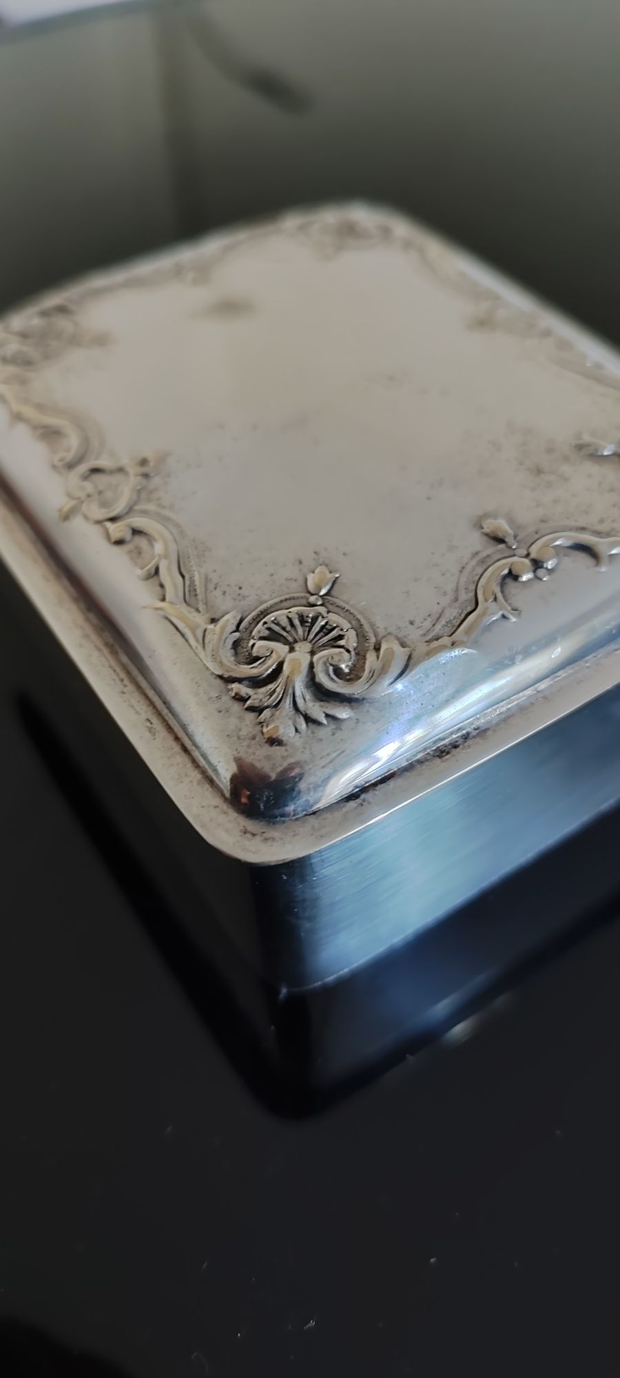 Caixa silver plates 9 x 7 x 4 cm