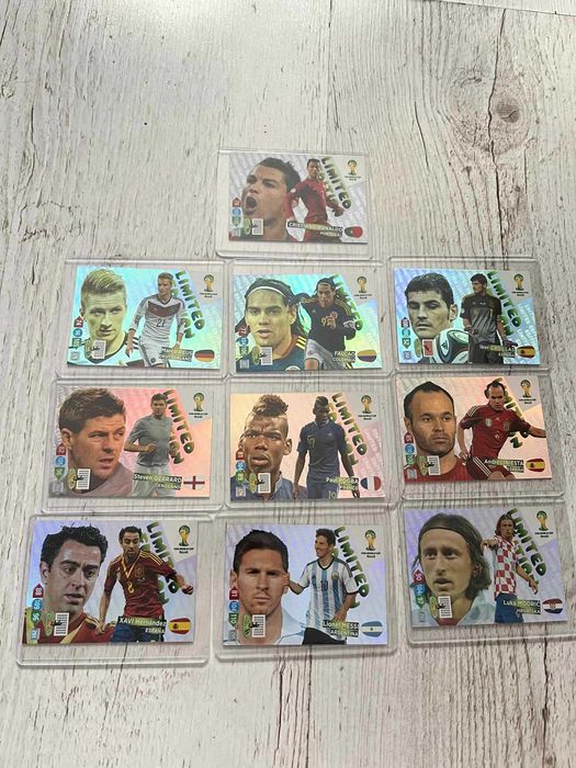 Panini Fifa World cup Brasil 2014 Karty Piłkarskie limited Iniesta