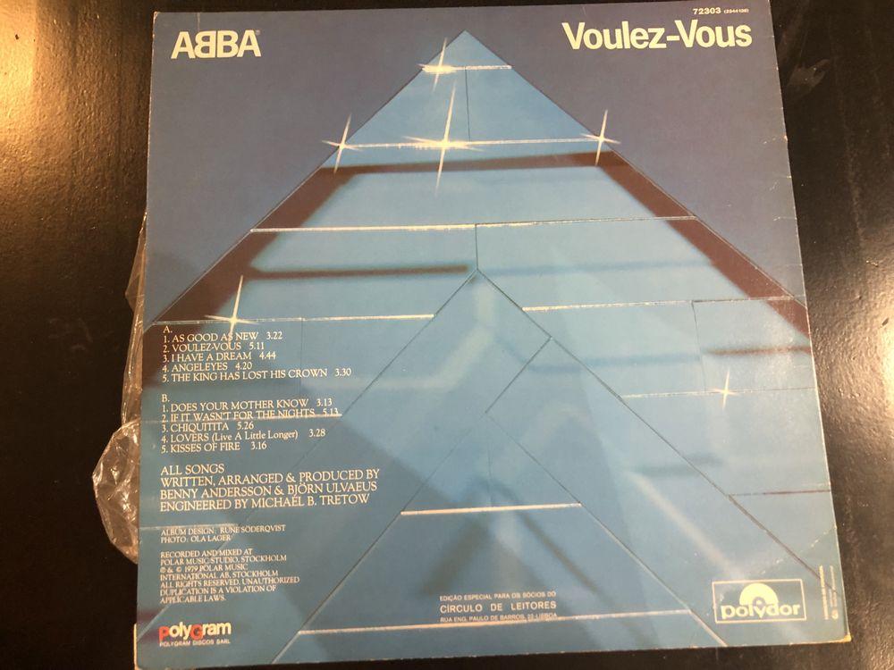 Vinil ABBA - voulez vous