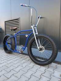 Extremalny rower custom  Cruiser kastom fatbike boardtracker lowrider
