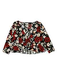 Top floral w kwiaty, ginatricot, M