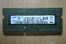 Память для ноутбука 1 GB SO-DIMM DDR3 1066 MHz Samsung