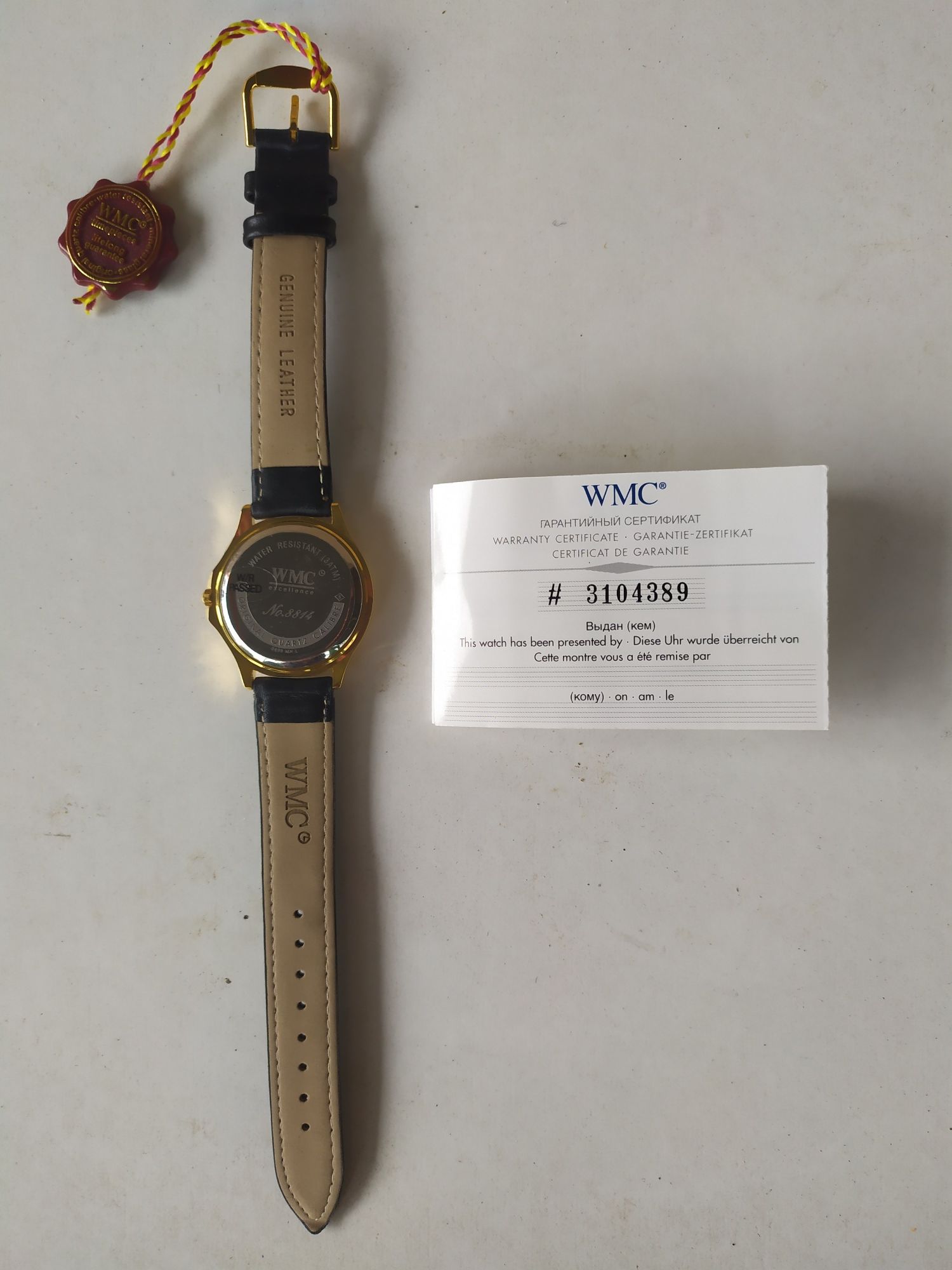 Часы фирмы WMC Timepleces *Швейцария*