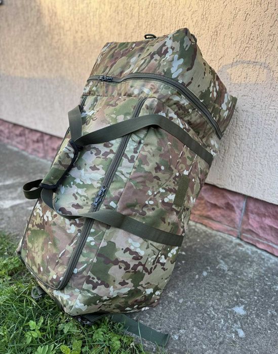 Сумка-баул 160 л. окремий відділ для взуття, кріплення для спальника.