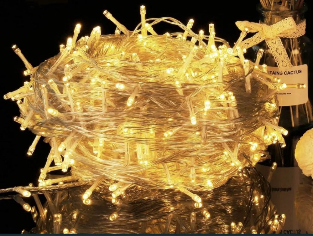 Lampki zewnętrzne 50m, 2000 led