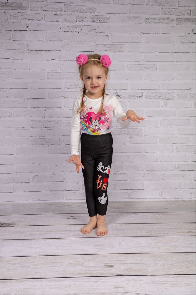 Legginsy z naszywkami Minnie