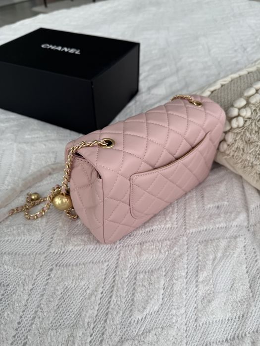 Сумка Chanel 1,55 шкіра | рожева