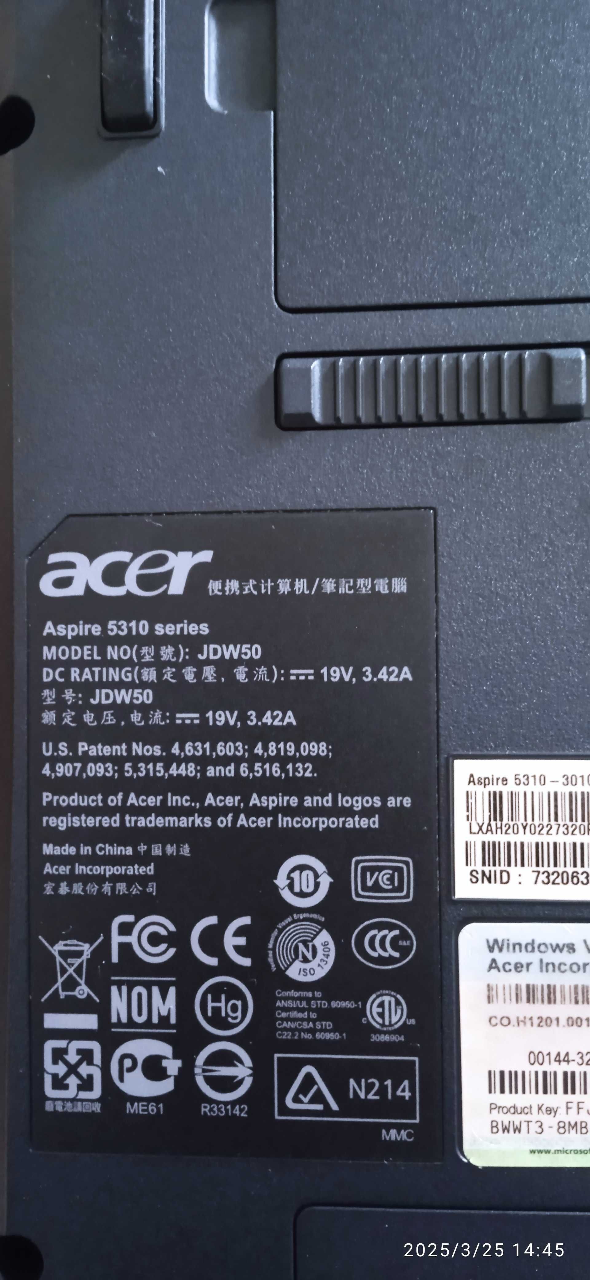 Laptop Acer używany