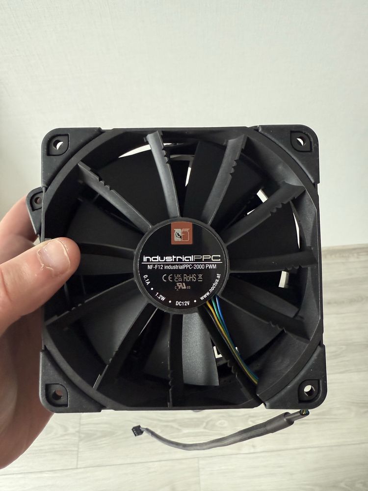 Нові вентилятори Noctua NF-F12 iPPC-2000 IP67