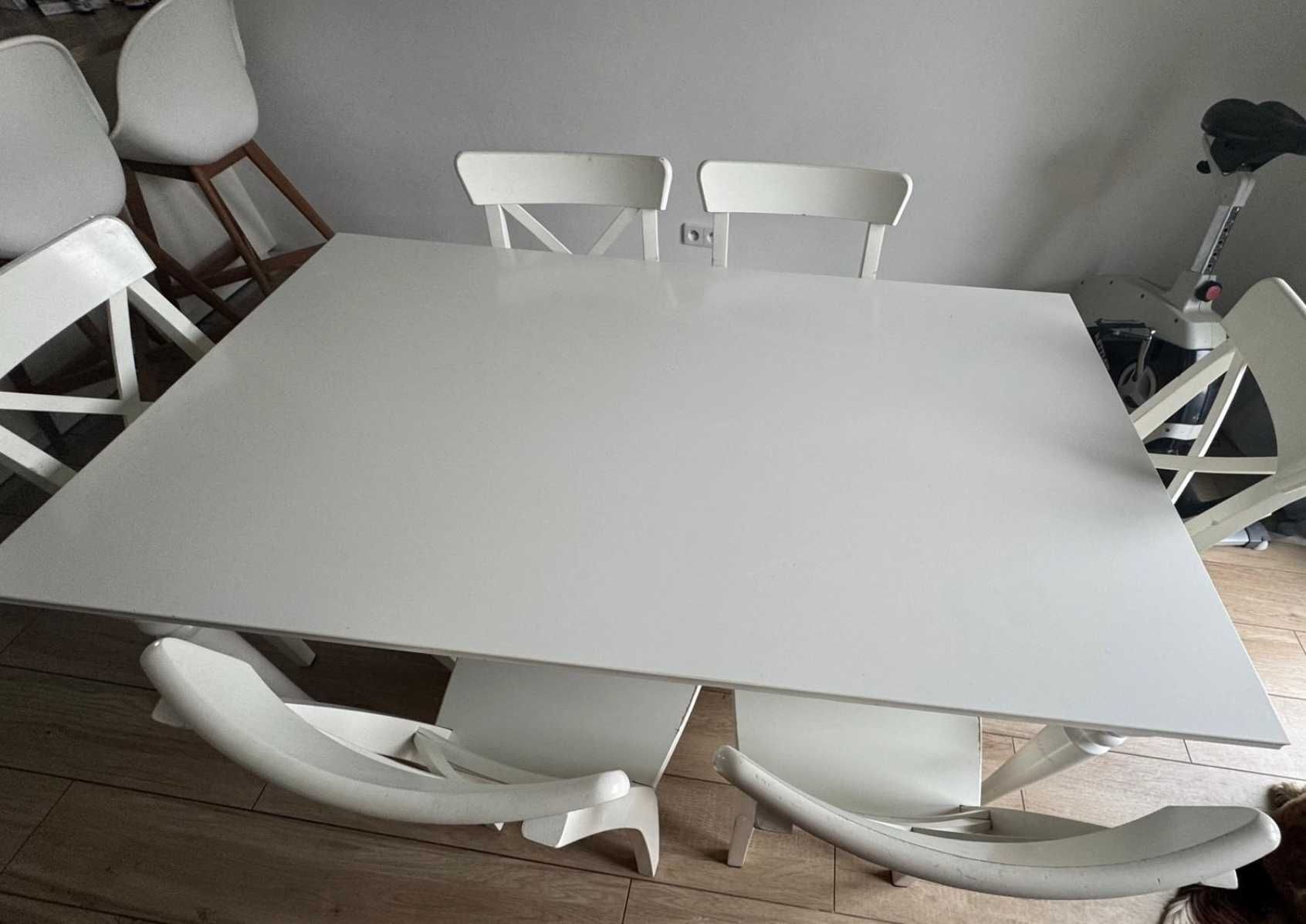 Stół i 6 krzeseł IKEA Danderyd / Ingolf