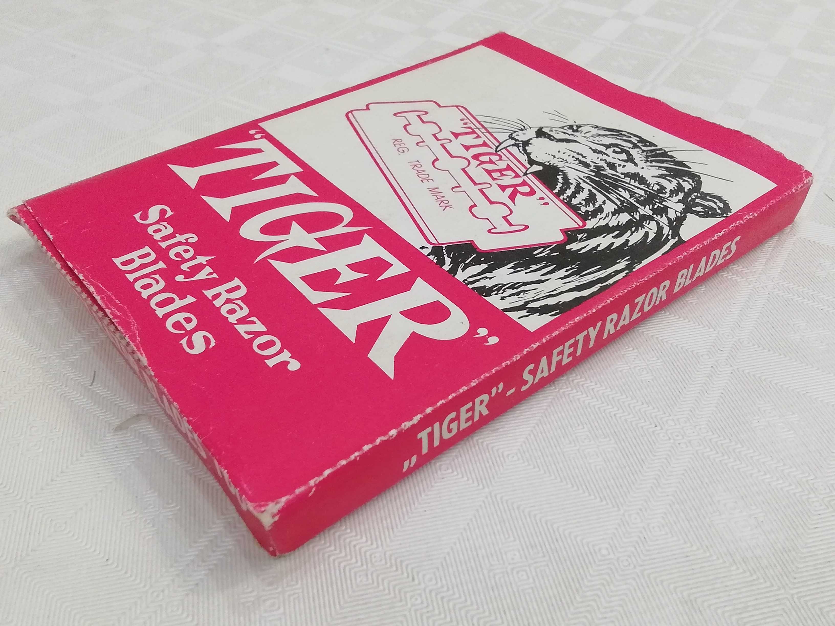 Żyletki TIGER Safety Razor Blades komplet 100 szt.PRL Nowe zafoliowane