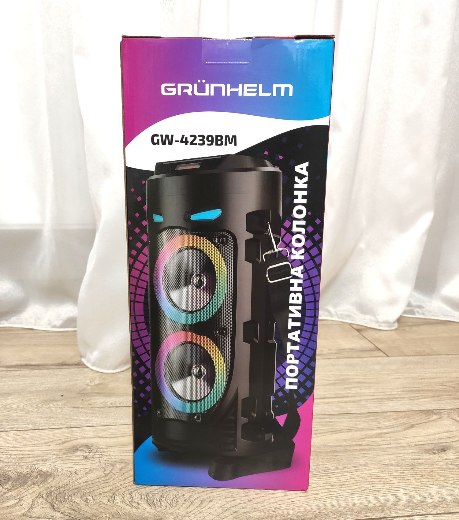 Портативна Bluetooth колонка GRUNHELM GW-4239BM