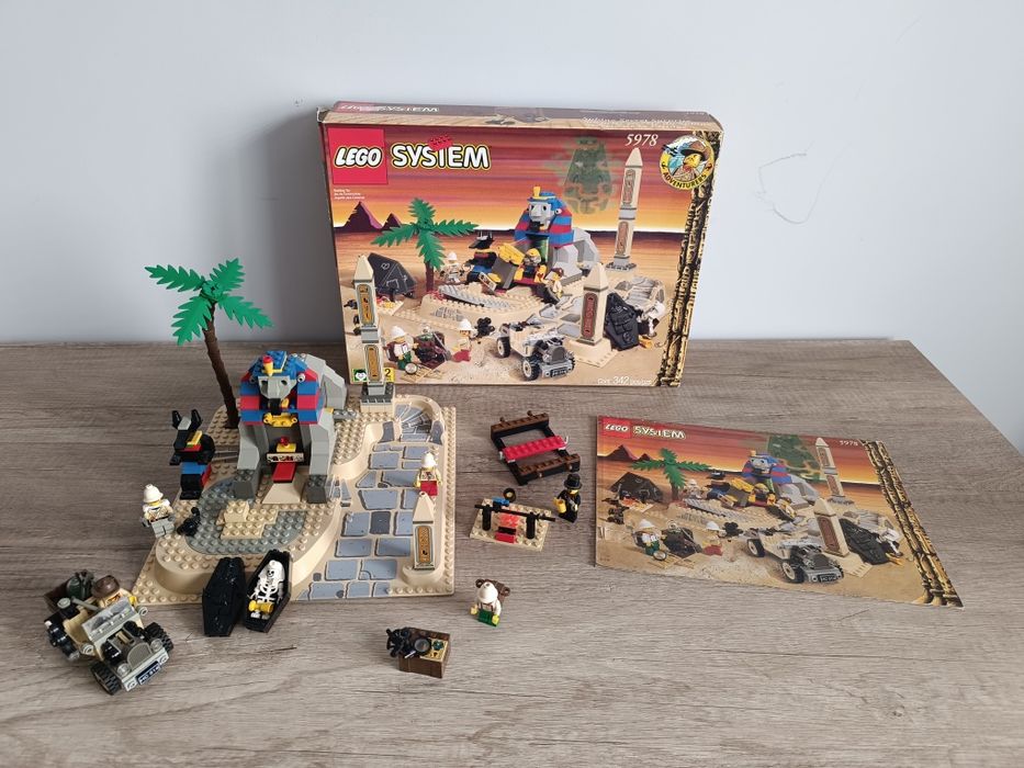 Lego 5978 Sphinx Secret Surpise Sekret Sfinksa Pudełko Instrukcja USA