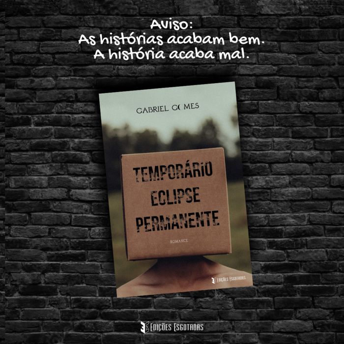 Livro “Temporário Eclipse Permanente” de Gabriel Gomes