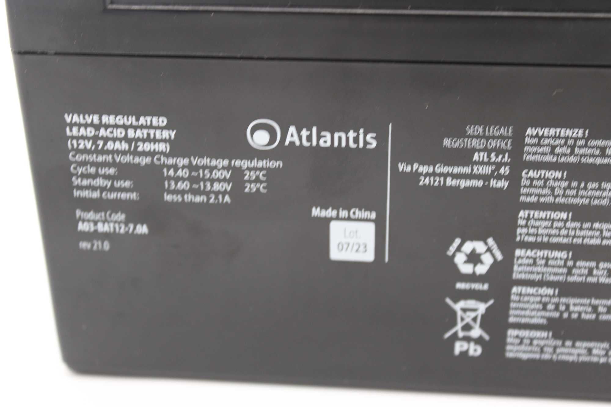 Akumulator do UPS ATLANTIS 12V 7Ah