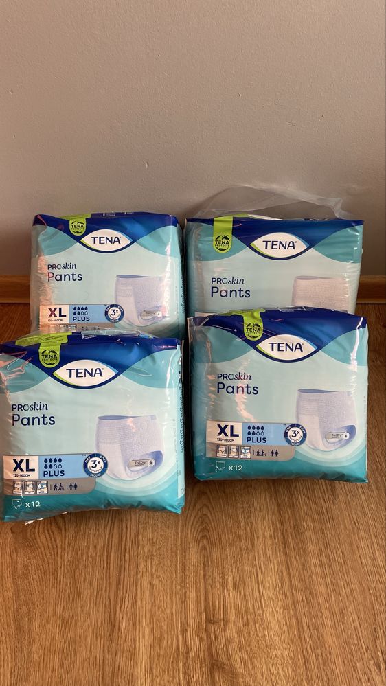 Pieluchomajtki Tena Plus 48 sztuk