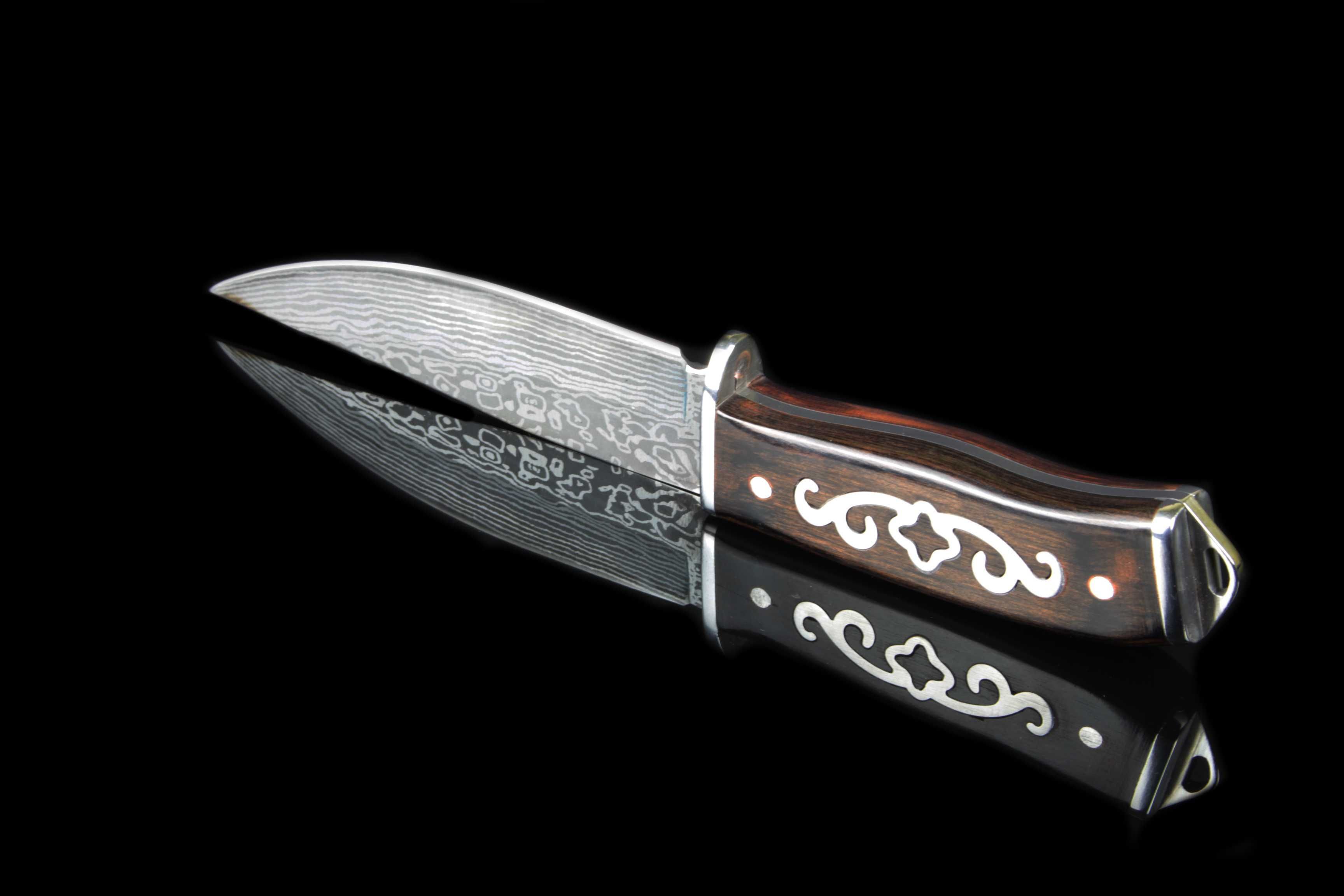 Nóż myśliwski finka KANDAR mod. DAMAST Hunter ND48