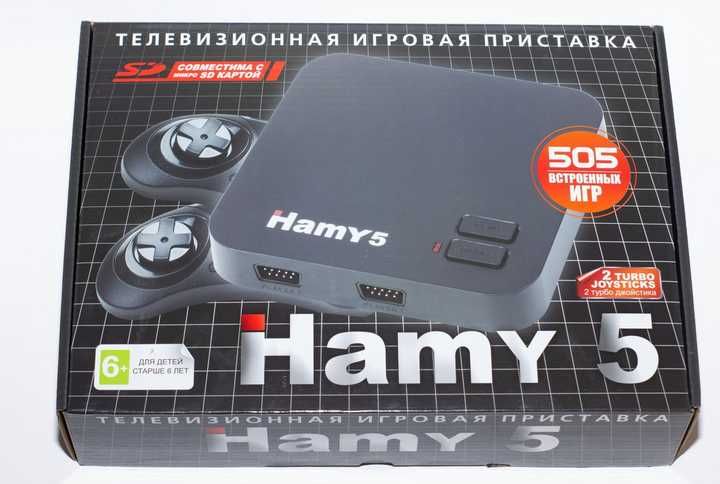 Ігрова приставка Hamy 5 (+506 ігор. Підтримка ігор Денді + Сега МД2)