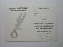 Legitymacja Instruktor Spadochronowy WPD - odmiana