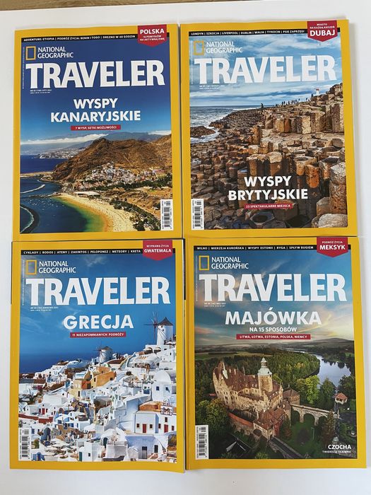 Magazyny National Geographic Traveler 11 sztuk z r.2021