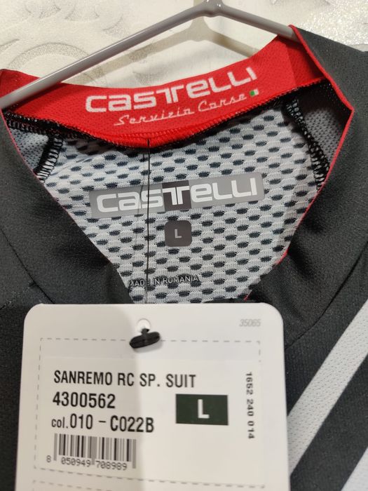 Kombinezon kolarski castelli sanremo RC suit rozmiar L