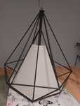 Czarna lampa wisząca LOFT