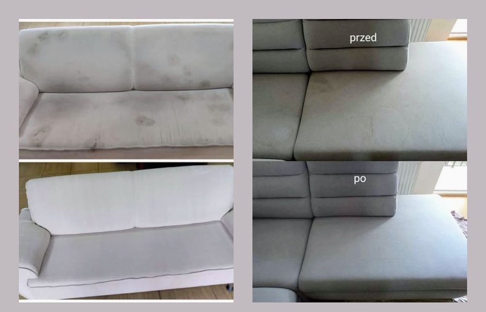 Pranie tapicerki meblowej czyszczenie kanap narożników sofy foteli