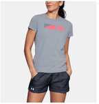 Under Armour Koszulka damska SPORTSTLE BRANDED GRAPHIC szara r. L