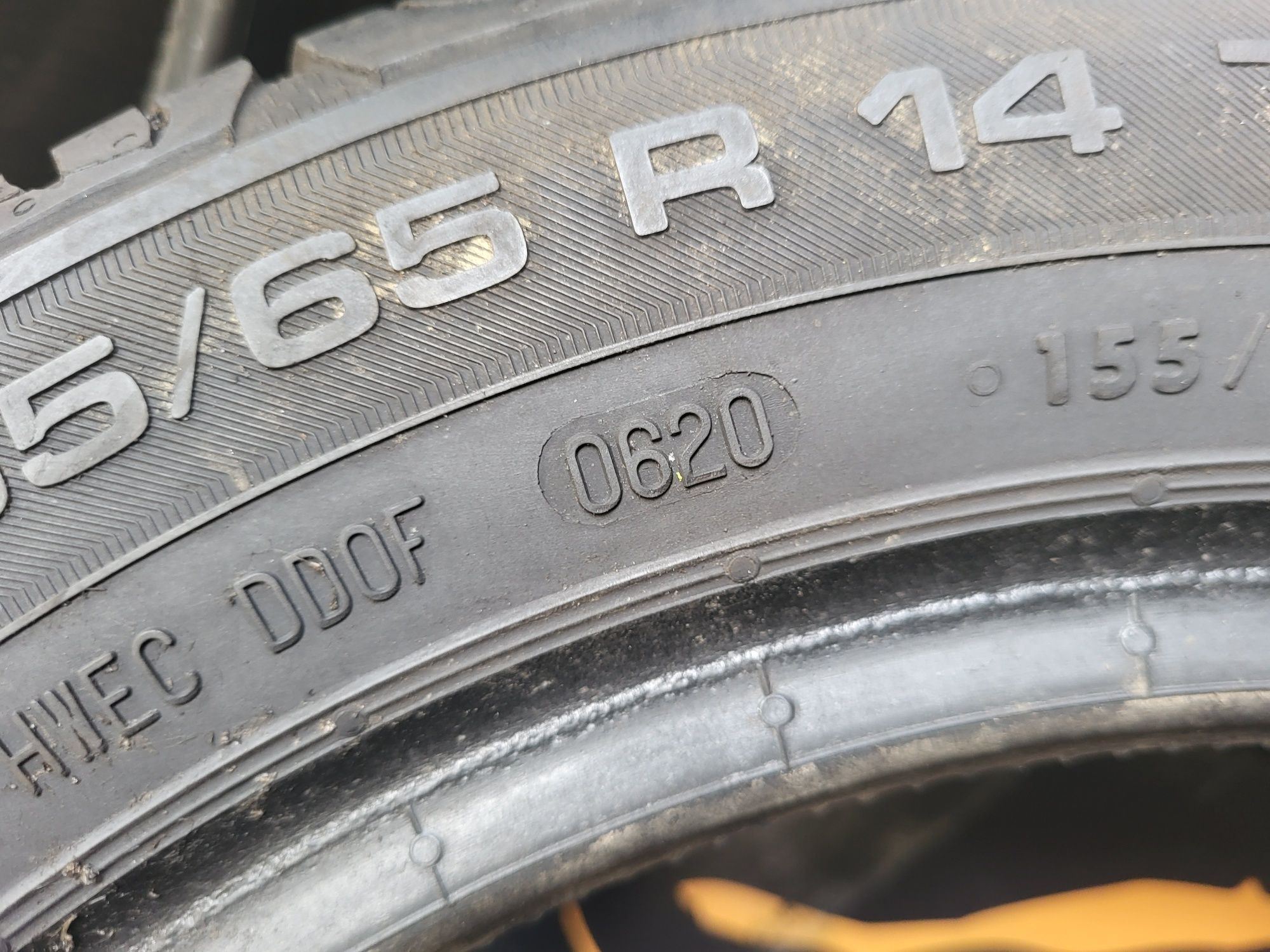 Opony letnie 155/65/14 Uniroyal 20rok 6,8mm