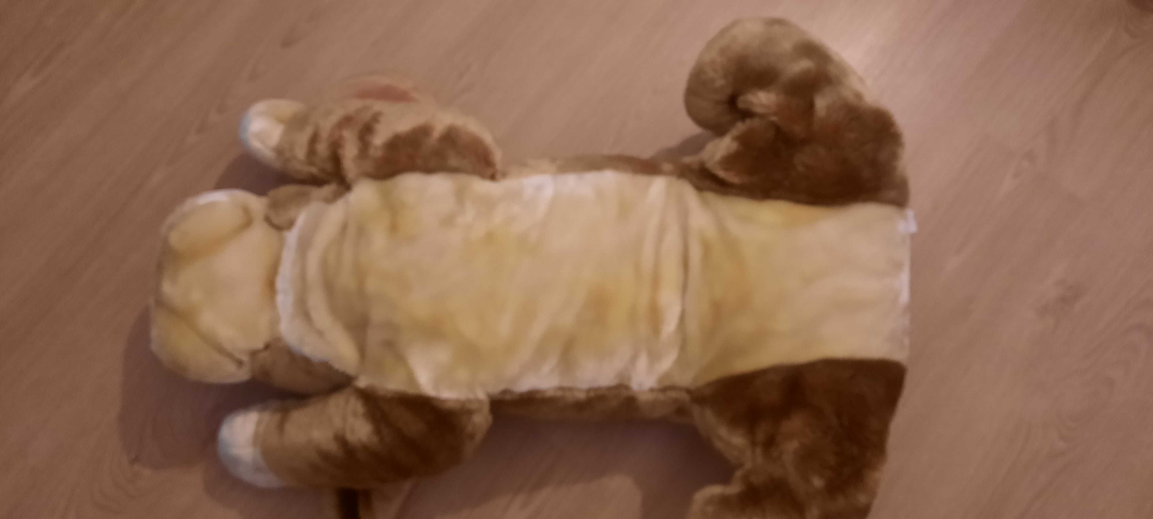 Cão grande em peluche