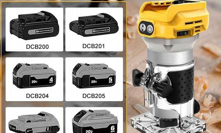 FREZARKA AKUMULATOROWA krawędziowa 18V 6 biegowa Grawerka Nowa