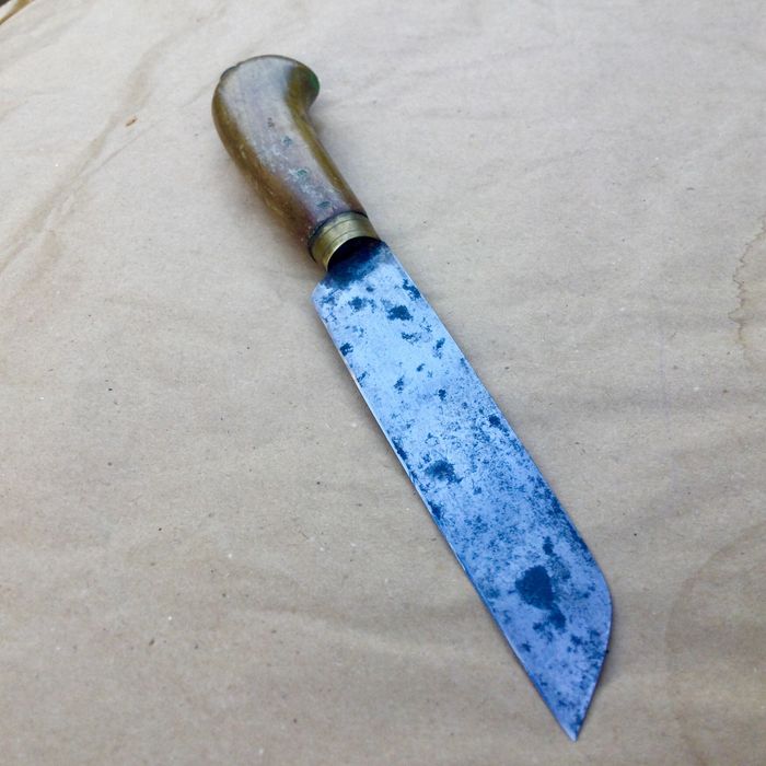 Антикварный немецкий нож повара ХIX век