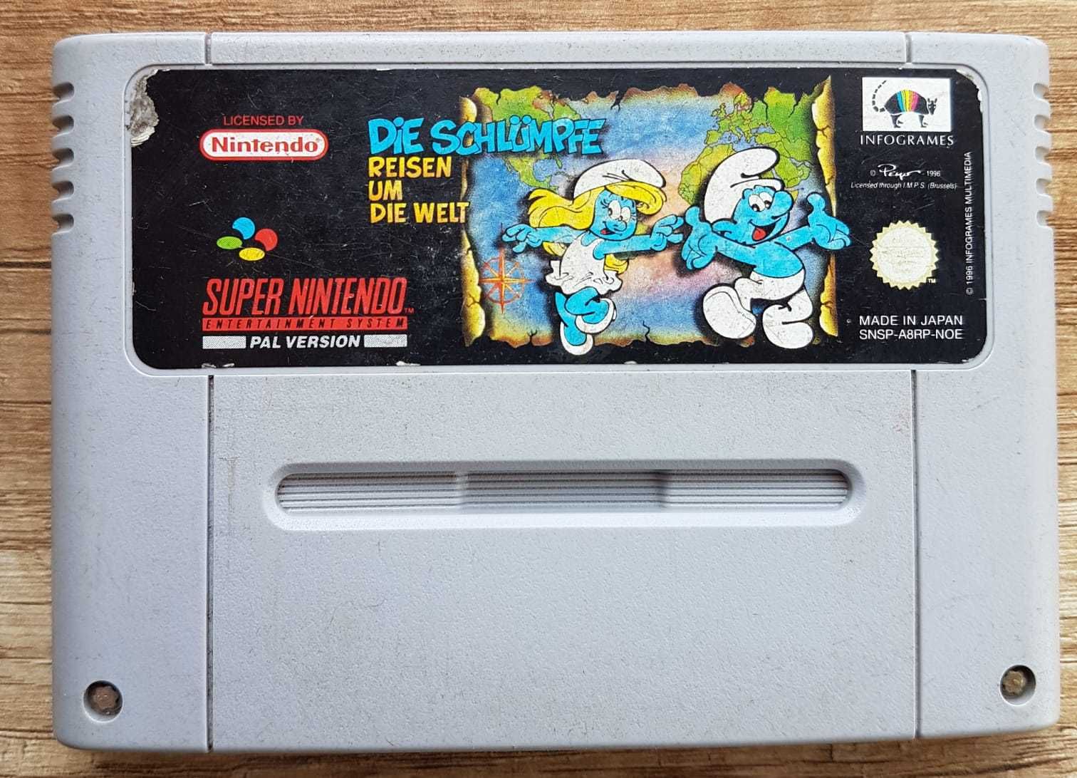 Smerfy 2 ORYGINAŁ SNES prezent Nintendo