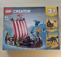 LEGO 31132 Statek wikingów i wąż z Midgardu - nowy