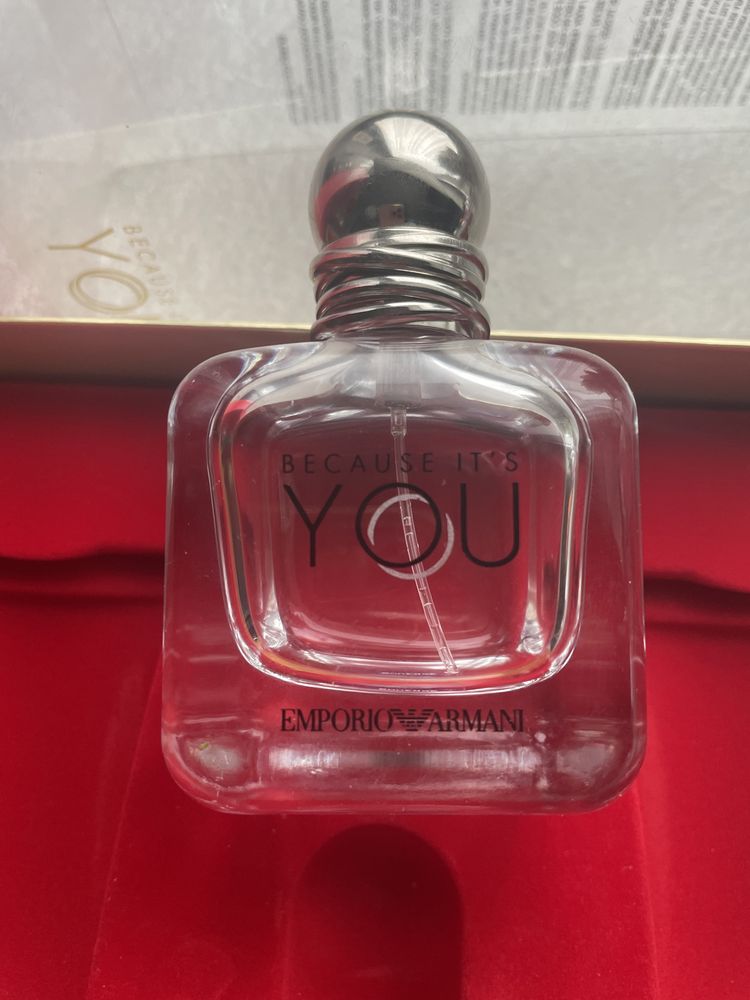 Pusty  flakon butelka po perfumie Because it’s You Douglas