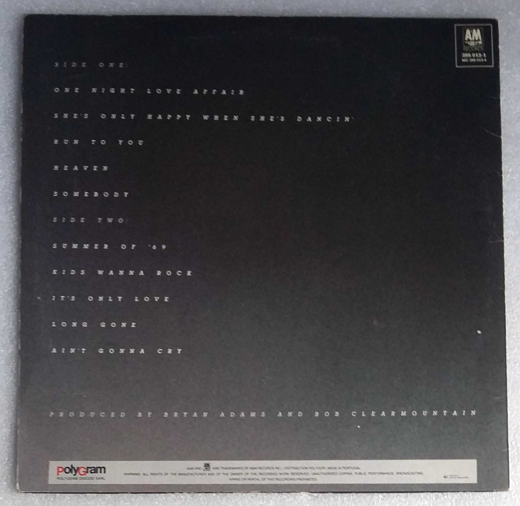 Bryan Adams - Reckless LP