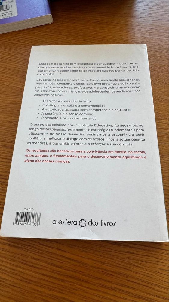 Livro educar sem gritar