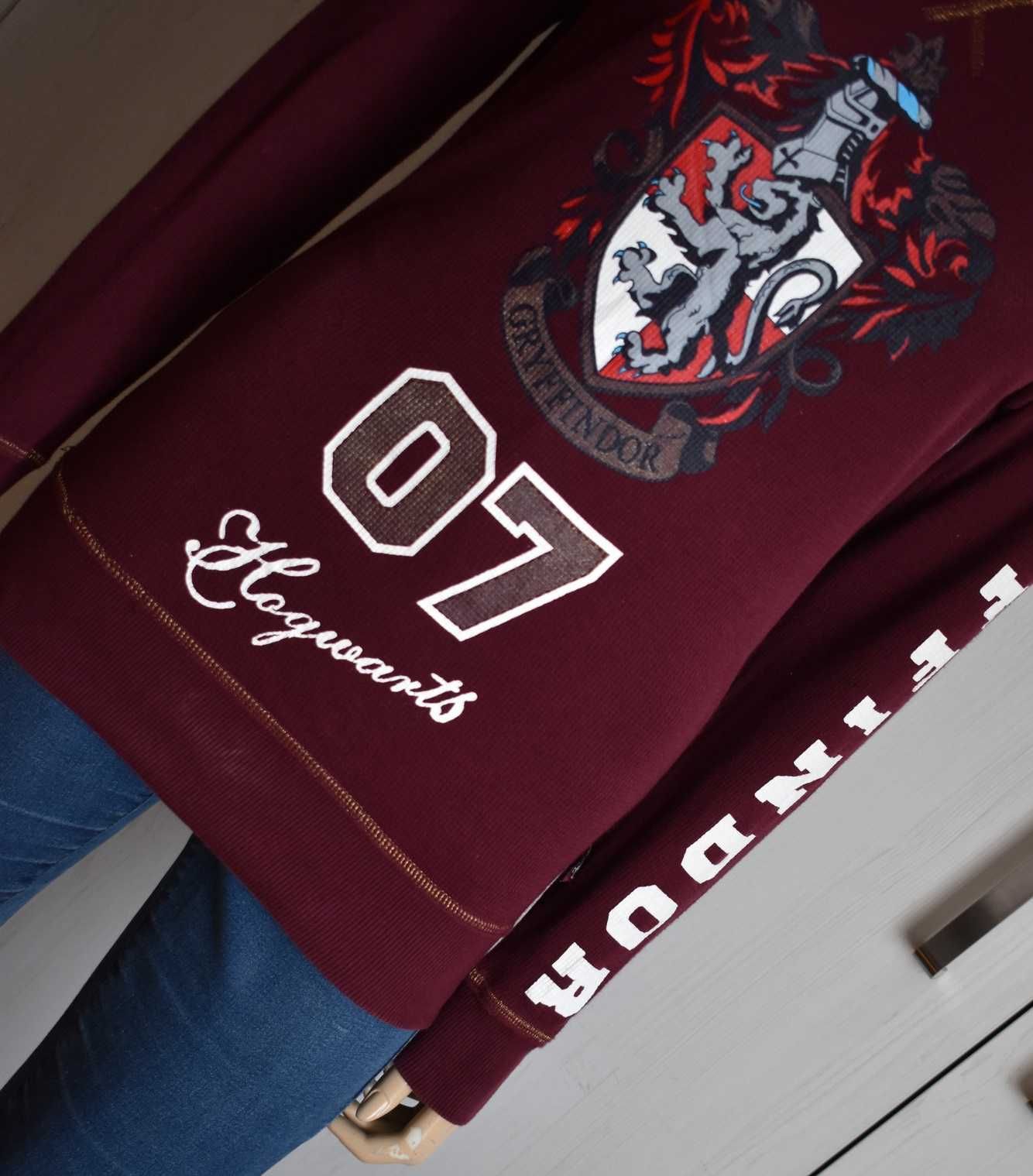 Bluzka koszulka S M 36 Harry Potter Hogwarts bawełna z długim rękawem