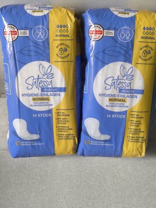 Урологічні прокладки для нетримання сечі