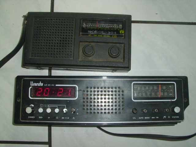 2x stare radio sokol 304 Wanda LC101-R2 Radio Granek