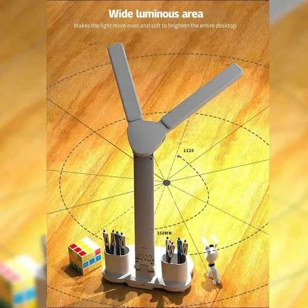 Світлодіодна настільна лед лампа з Акумуляторною батареєю